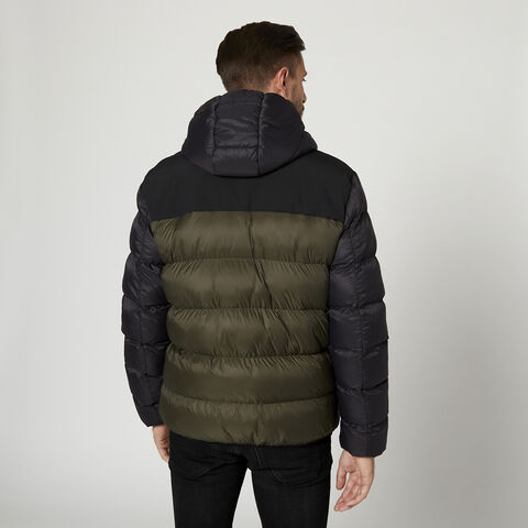 Chaqueta Acolchada Con Capucha, Verde Chaqueta Acolchada Con Capucha, Verde